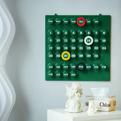 Urbanista® Creative RingAdate Retro Calendar