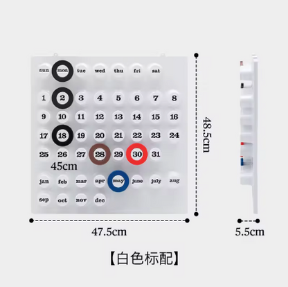 Urbanista® Creative RingAdate Retro Calendar