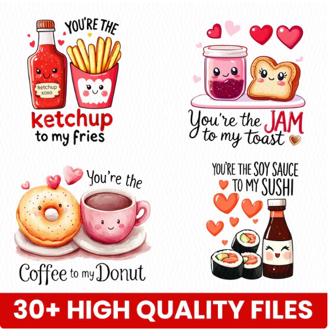 Food Pun Funny Valentine PNG
