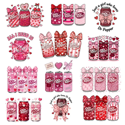 Valentine Retro Soda PNG Clipart
