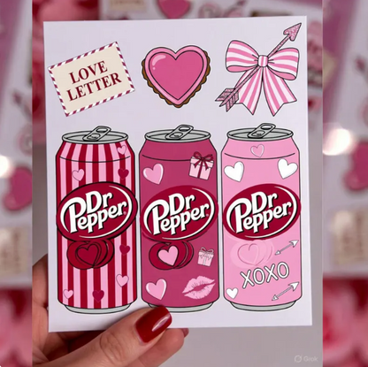 Valentine Retro Soda PNG Clipart
