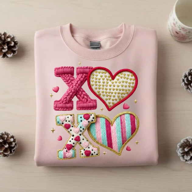 Valentine PNG Bundle Faux Yarn Coquette
