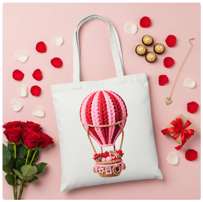 Crochet Valentine PNG Bundle Retro Cowboy