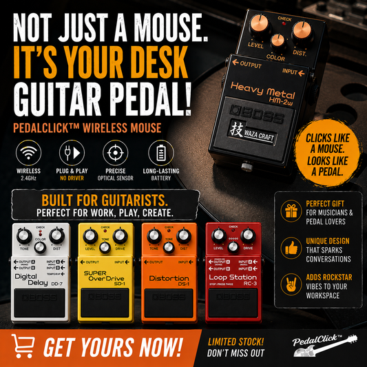 The PedalClick™ - Pedal Effect Style Mouse